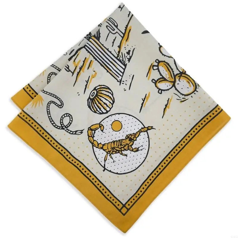 Q1FA Hip Hop Bandana Head Wrap Elaborate Cool Hair Cover Wrap Turbans Outdoor
