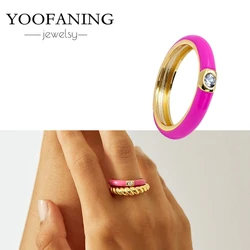 Exquisite 18K Gold - Plated Amethyst Ring for Luxurious Women's Fashion (Dark Brown)