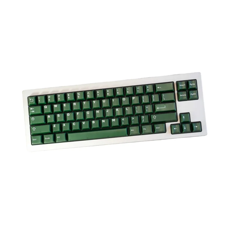 Echome-emerald Jade Tema Keycap Grupo Abs Dupla Camada Cap Teclado Translúcido Cap Key Perfil Cereja para Teclado Mecânico - Imagem 3