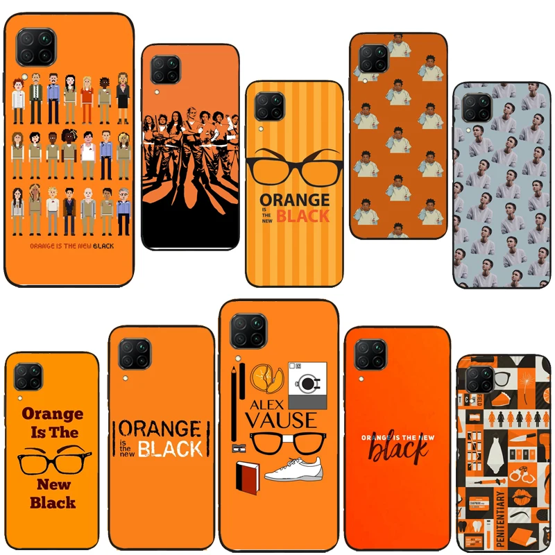 Vibrant Orange Themed Protective Phone Case Cover