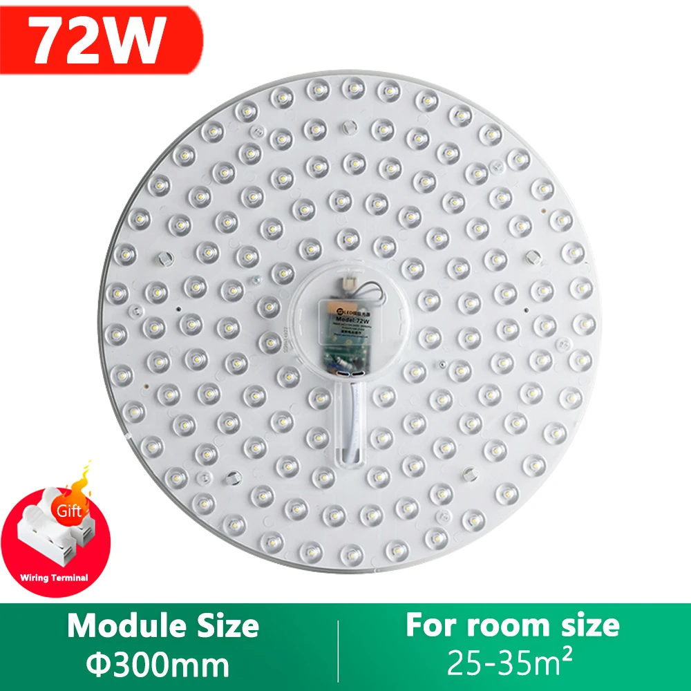 thumbnail image 1 of Foco LED empotrable de techo, ultrafino, CA 110 V, 220 V, 5 W, 9 W, 12 W, 15 W, 18 W, CC 12 V, 24 V, panel de luz LED redondo, 1 of 5