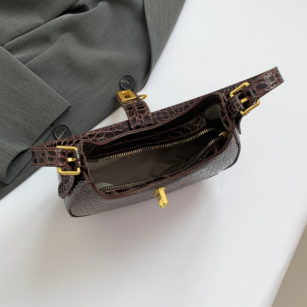PU Leather Crossbody Bag for Women with Adjustable Strap