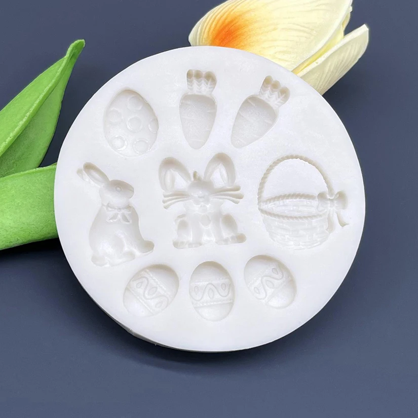 Küken Ostern Silikon form Sugar craft Schokolade Cupcake Backform Fondant Kuchen Dekorations werkzeuge – Detail 17