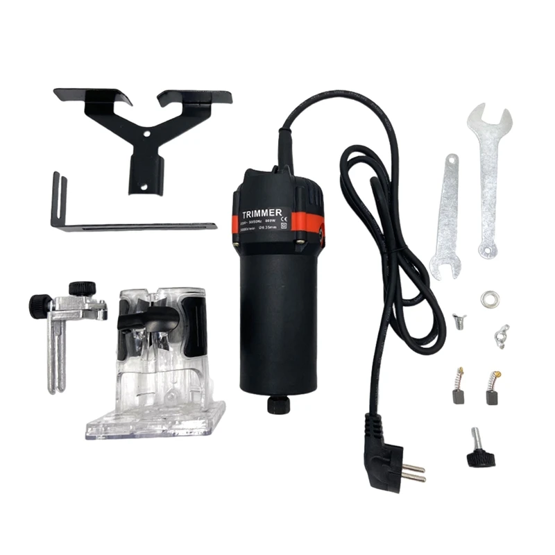 

800 Вт Электрический триммер для дерева, профессиональная шлифовальная машина, канавочная машина с европейской вилкой