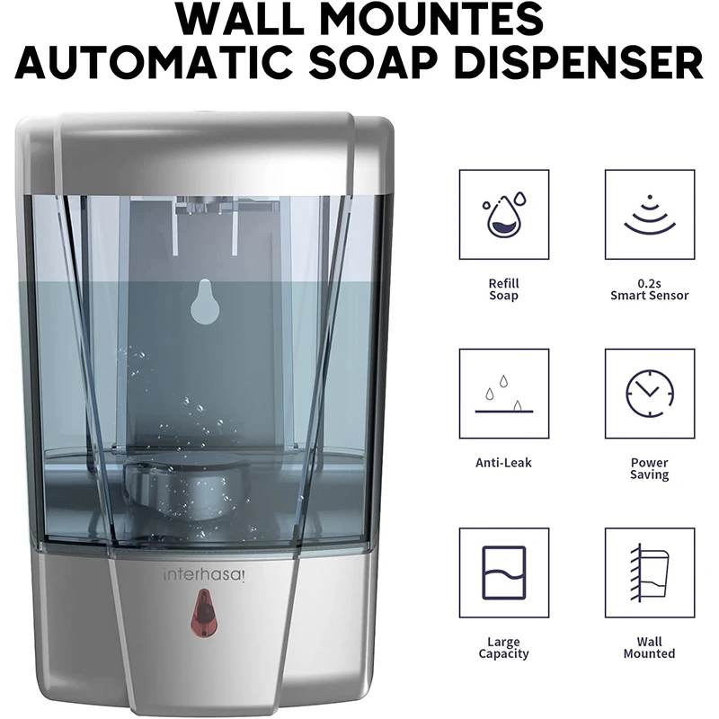 Dispensador De Papel De Pared QWORK - Sin Taladro, Capacidad 200 Hojas, Para Baño, Cocina U Oficina