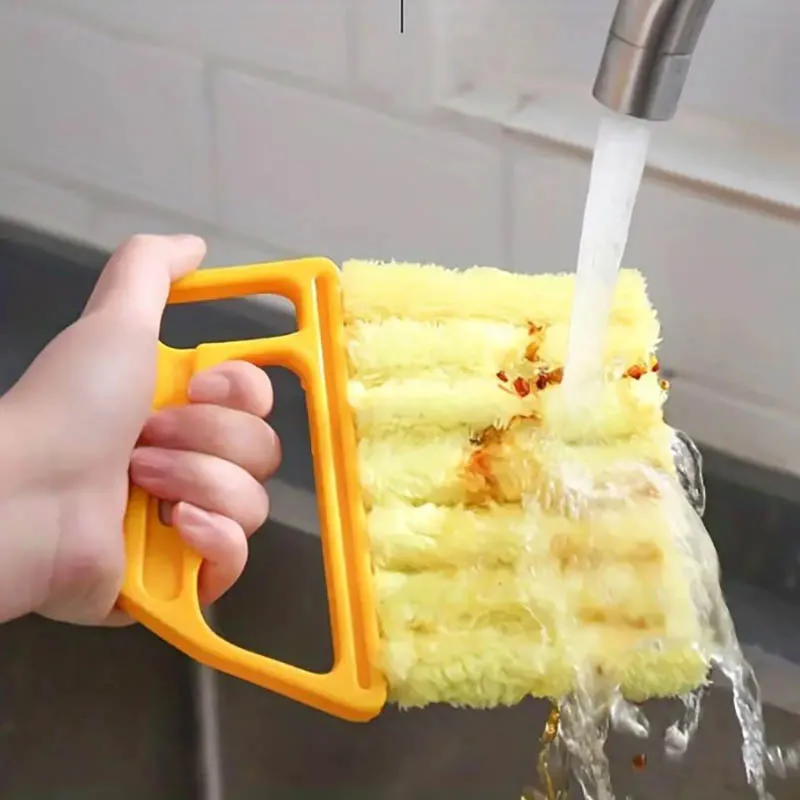 EW New Louver Curtain Cleaning Brush Detachable Vent cleaning brush