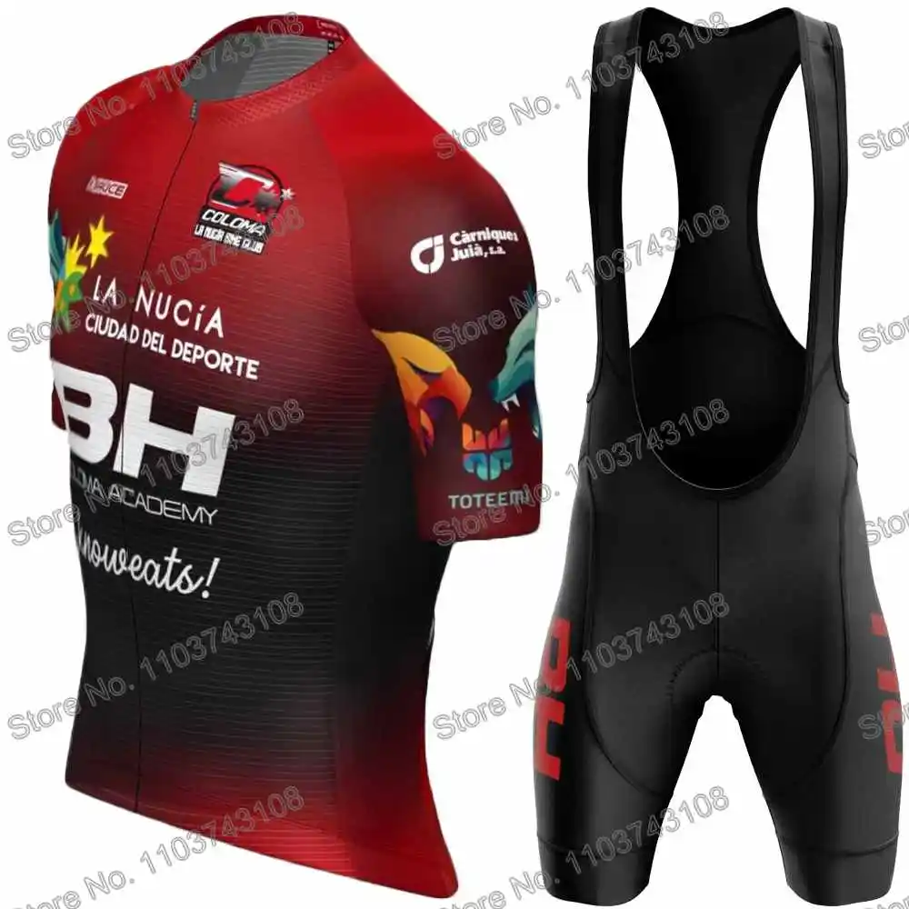 BH Coloma Team Cycling Jersey Men's Set Summer Cycling Clothing Road Bike Shirt Suit MTB Women Bicycle Bib Shorts Sports