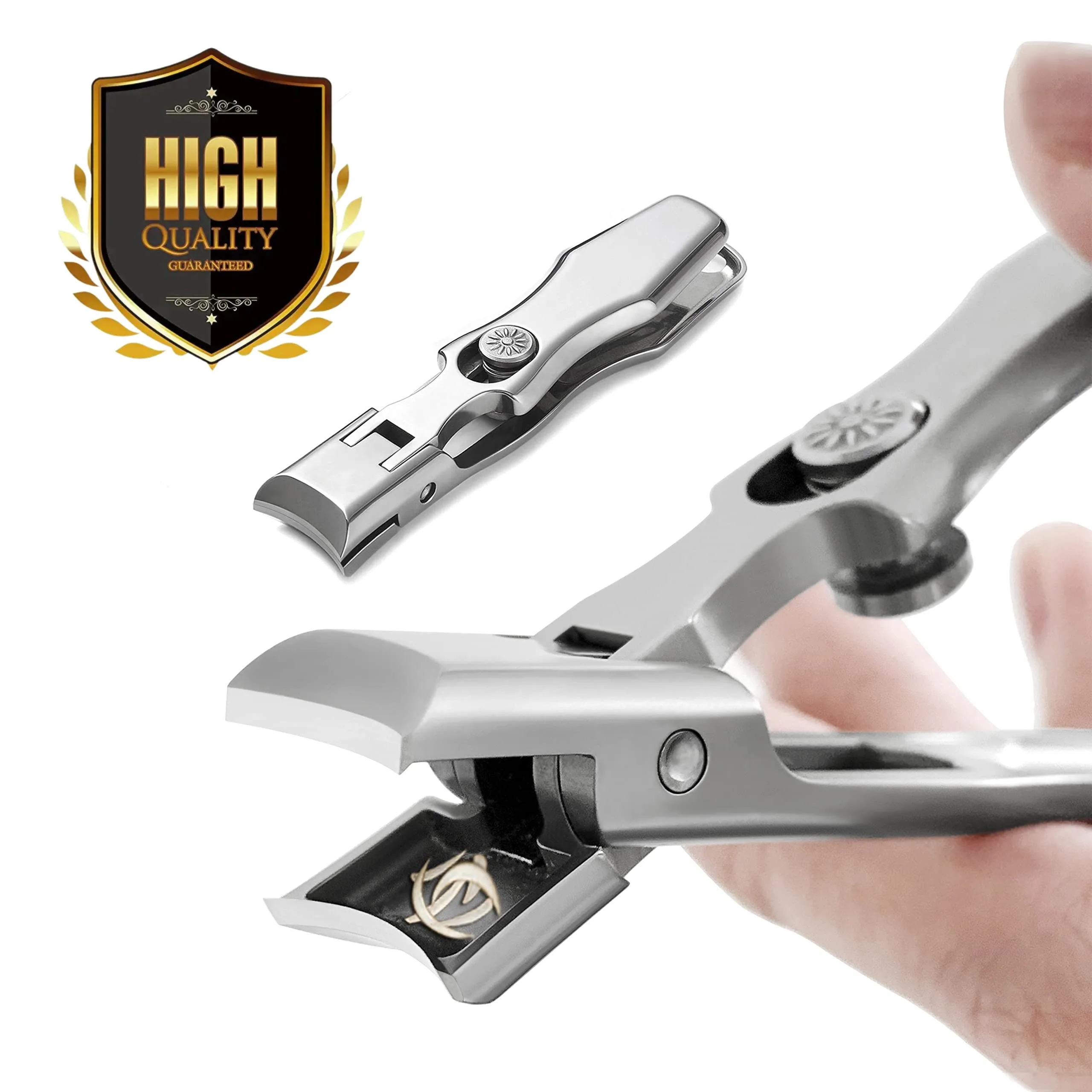 

Toenail Clippers for Seniors Thick Nails No Splash Nail Clippers for Men-Heavy Duty Toe Nail Clippers for Women with Catcher