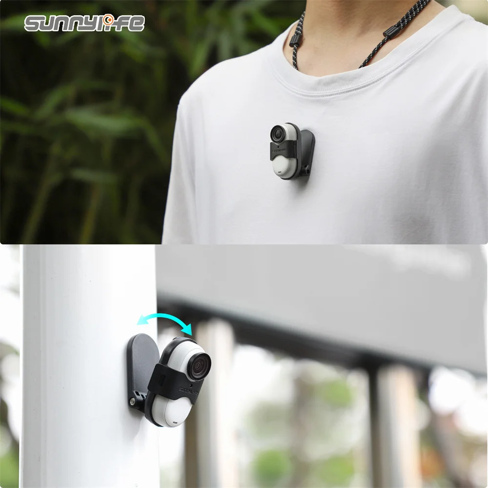 Insta 360 GO 3 용 Sunnylife Insta360 GO 3S 마그네틱 마운트 끈 브래킷 카메라 액세서리 용 마그네틱 넥 스트랩 홀더