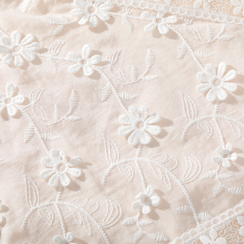 white floral print headscarf