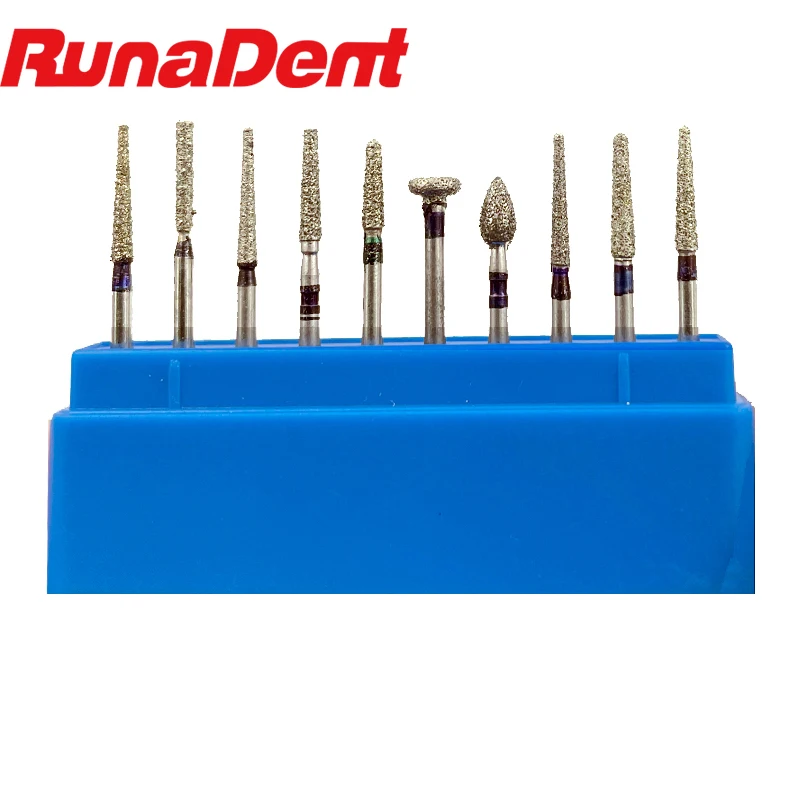 

Set Dental Diamond Burs For High Speed Handpiece Emery Bits Oral Dentist Polish Tools 1.6mm Drill for Teeth Porcelain Ceramics