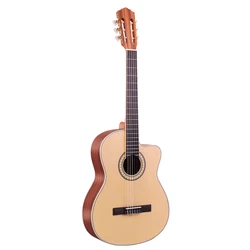 39 Inch Classical Wooden Guitar 6 String Travel Guitar Left Handed Acoustic Chitarra Acustica Parlor Musical Instrument JD50JT