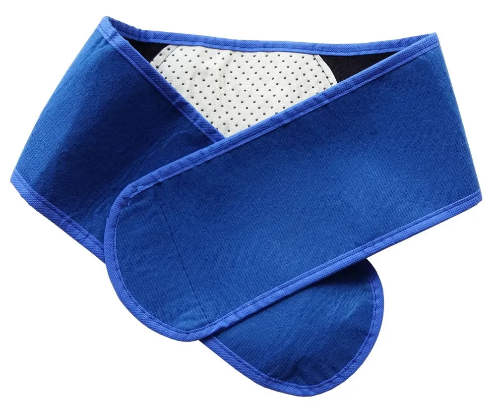 

1piece Tourmaline Self Heating Belt Braces & Supports Magnetic Therapy Waist Belt Keep Warmer Blue