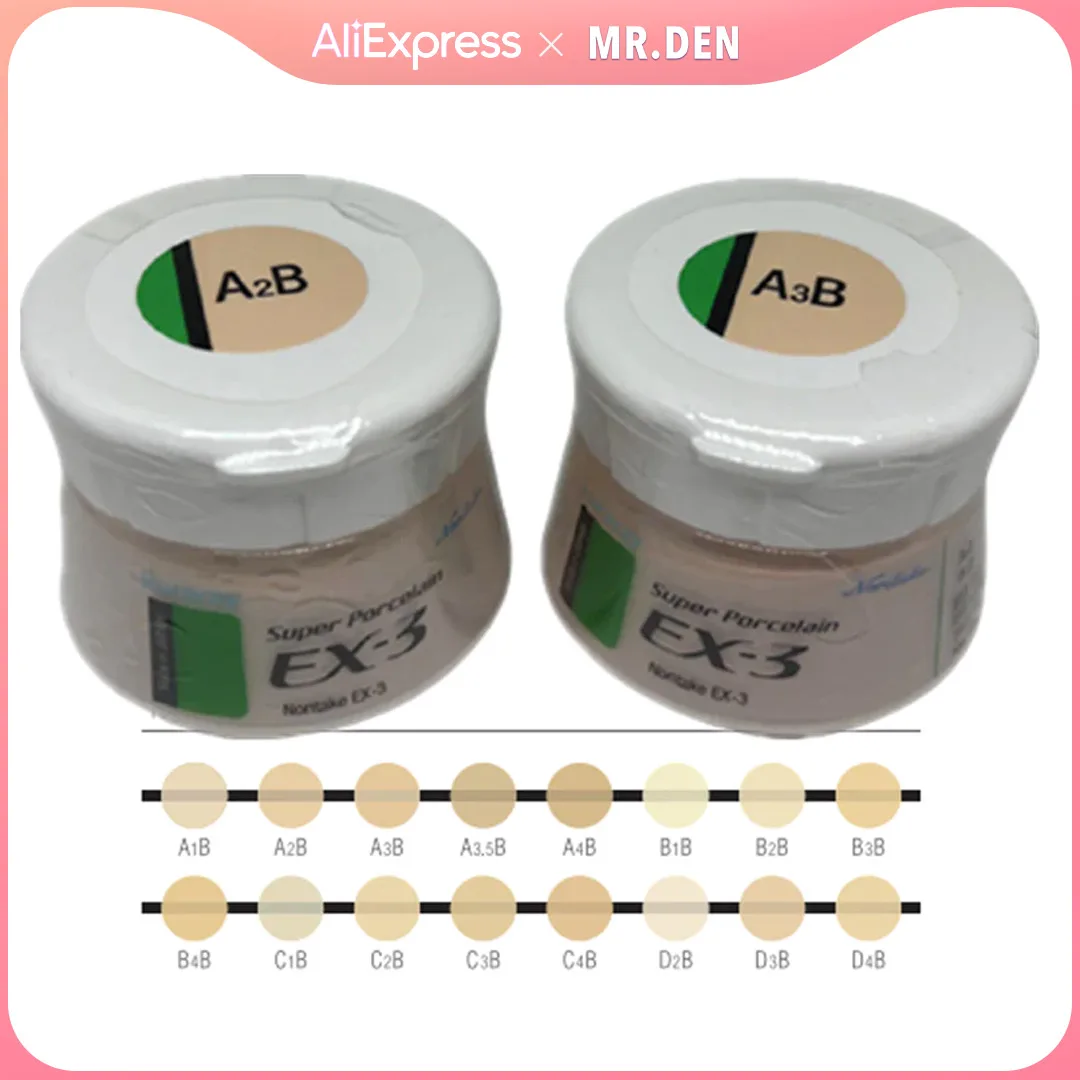 

MR DEN Kuraray Noritake ex-3 Metal Body Porcelain Ceramic NA-ND Dentin Luster Super Dental Lab Materials 50g