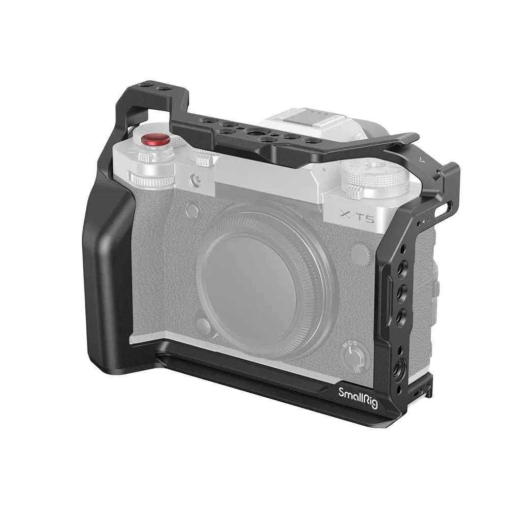 Smallrig X-T5 Gabbia Per Fotocamera Per Fujifilm, Piattaforma Fotografica In Alluminio Per Fujifilm Xt5 Built-In Nato Rails Piastra A Sgancio Rapido P