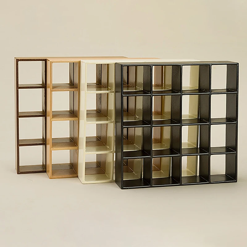 

1:12 Doll House Display Cabinet Living Room Mini Furniture Window Showcase Table Desk Set