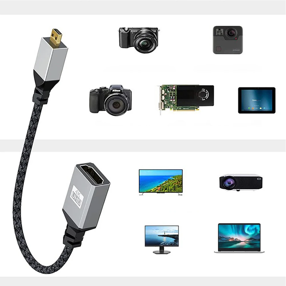 ũ HDMI ȣȯ  ̺, ī޶ HDTV Ϳ  ̺, V2.0 ũ HDMI ȣȯ ϼ ̺, 20cm
