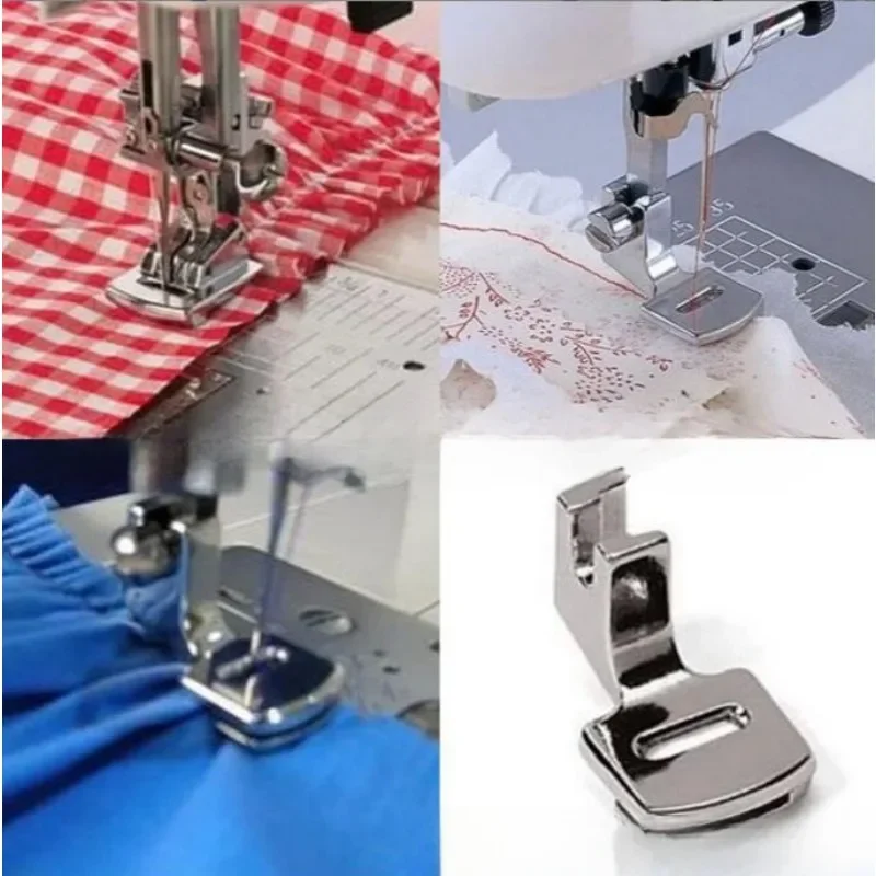 Portable multifunctional Gathering Sewing Presser Foot wil fit MOST BROTHER SINGER  DOMESTIC SEWING MACHINES 4