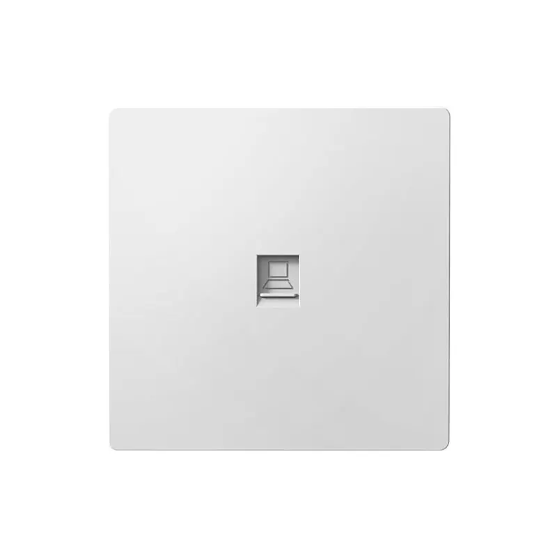 High-Speed Dual Ethernet Network Socket Panel - Cat6 & Cat7 Compatible