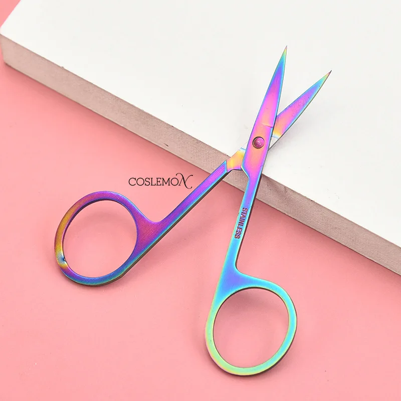 Small Scissors Nails Art Stainless Steel Small Eyebrow Nose Hair Scissor Cut Facial Trimming Beauty Makeup Accessories Manicure 5