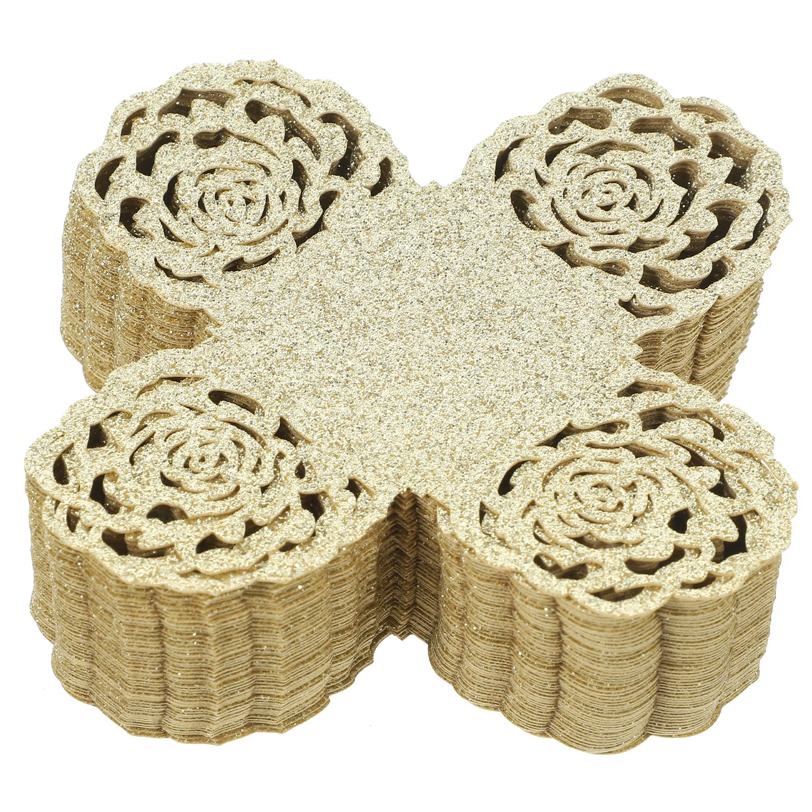 

Chocolate Paper Holders Truffle Cups Wrapping Rose Border Packaging Paper Tray For Wedding Party Dessert Table Decor