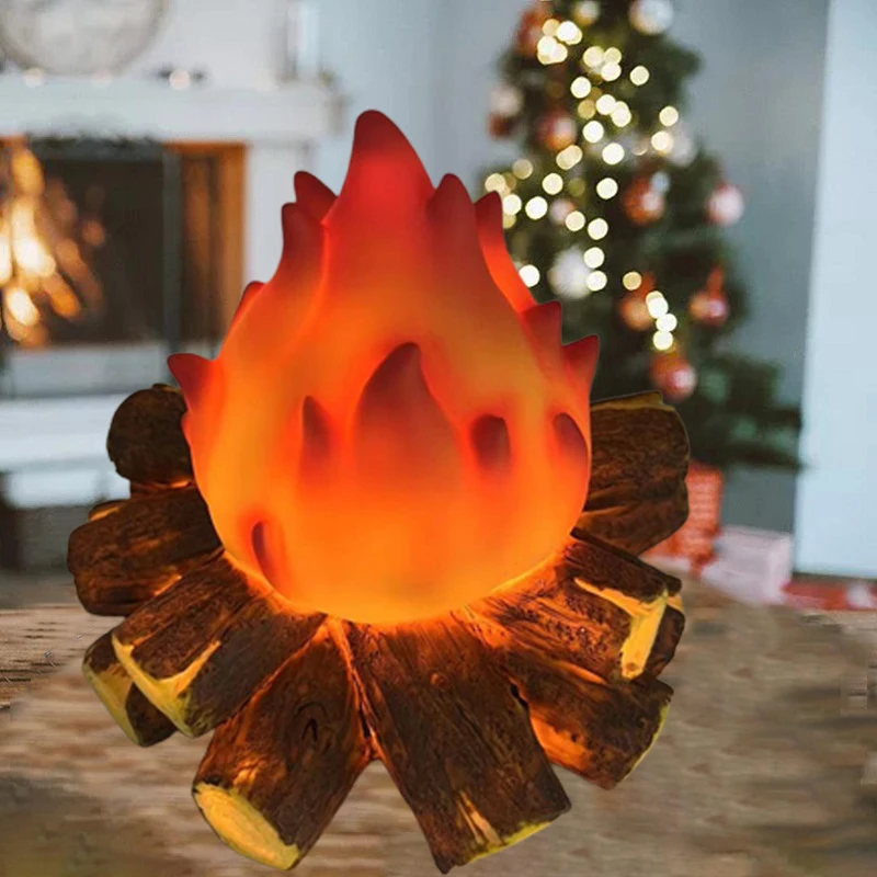 Fake Fire Charcoal Flame Lamps Fake Fireplace Decoration Firewood For  Fireplace Decorative Artificial Chimneys Simulation Props - AliExpress