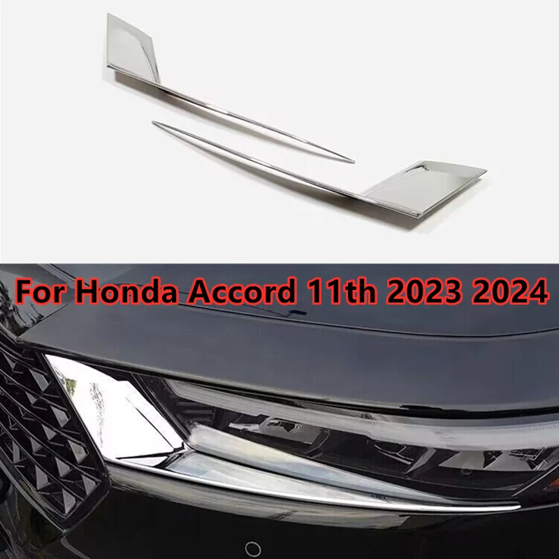 

2 шт./комплект, накладки на переднюю фару Honda Accord 2023 2024