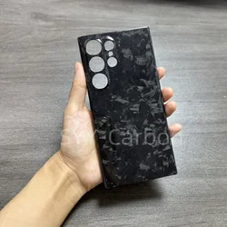 Luxury Ultra - Thin Carbon Fiber Protective Case, Real Carbon, Ultra - Light for Galaxy S25 Ultra (Kevlar B)