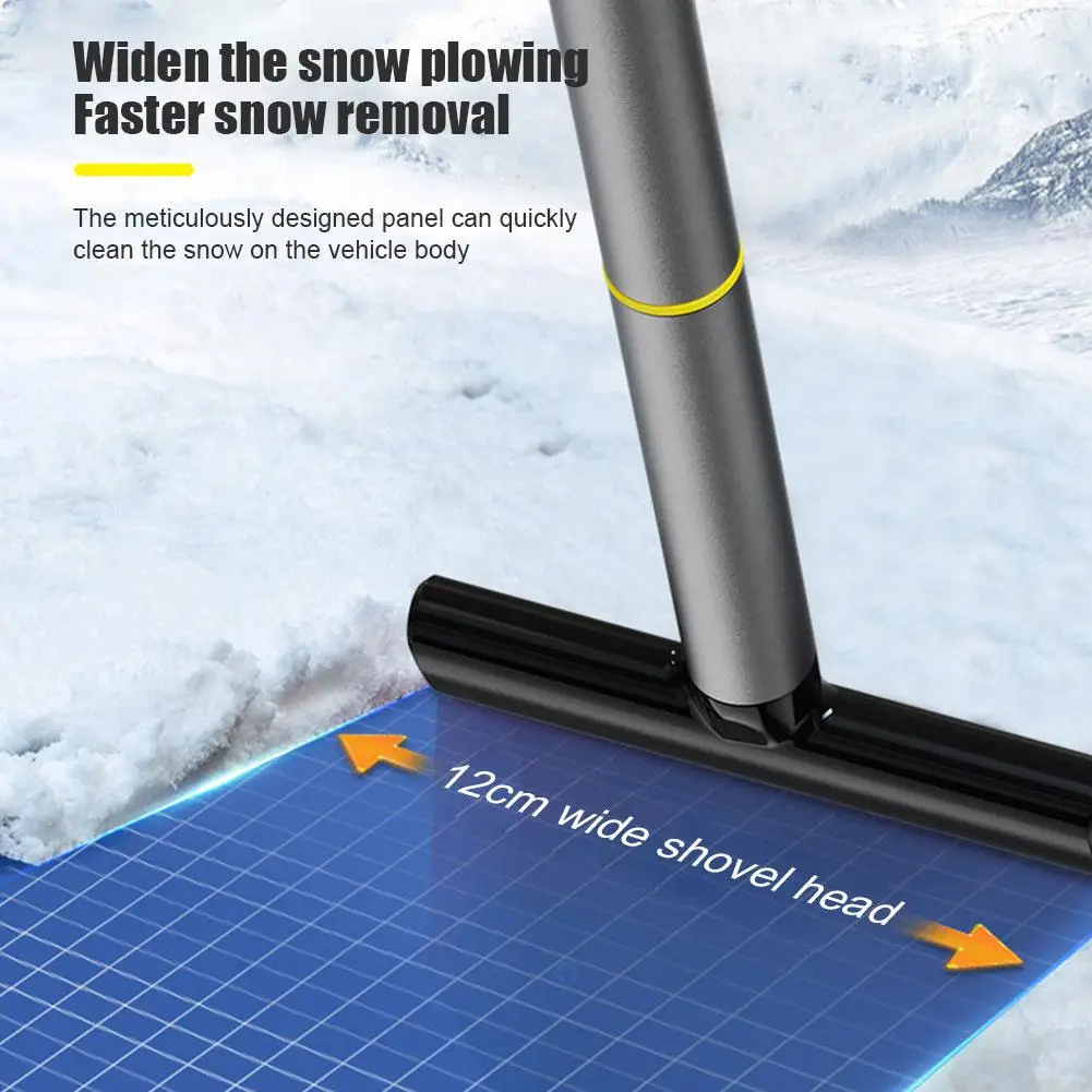 Shovel Multi-functional Auto Remover Cleaner Aluminum Alloy Window Glass Defroster Car Window Ice Scraper New