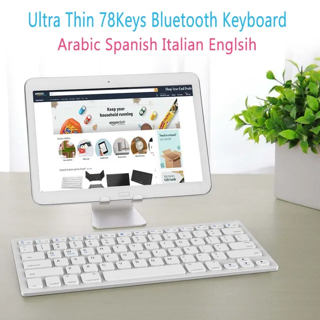 Mini clavier Bluetooth Français / Arabe pour PC et Android Akor CL400FAR, Claviers étrangers