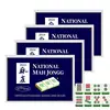 National Mah Jongg League Cards 4 Pcs Mah Jongg Card Set 2024 Mahjong Scorecard New 2024 Mahjong Scorecard With Official 1