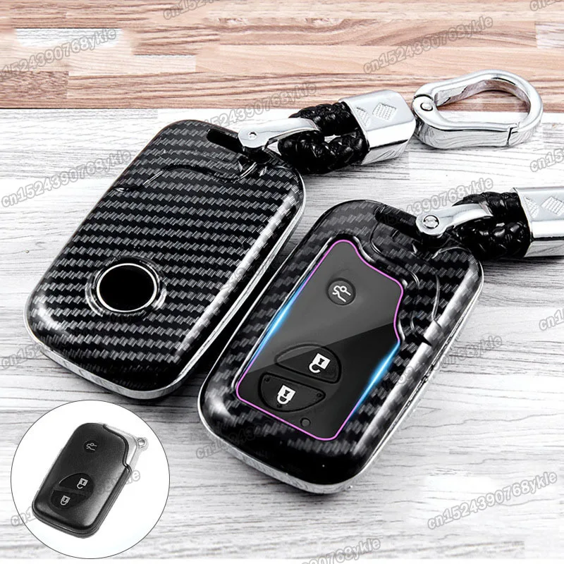 

carbon fiber car key case bag shell keychain for lexus ct ct200 ct200h 2011 2012 2013 2014 2015 2016 2017 2018 2019 auto styling