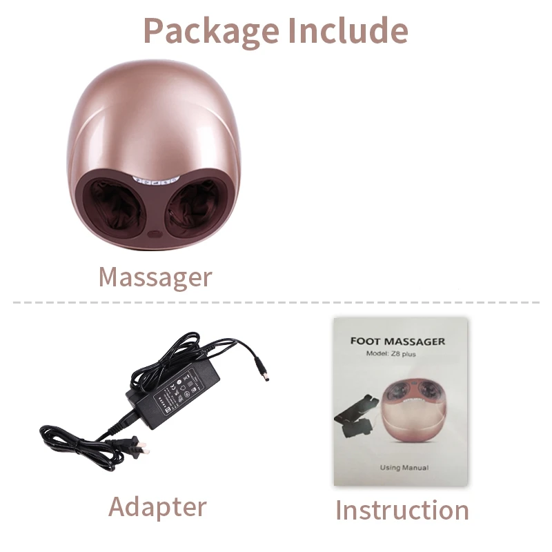 Electric Foot Massager with Heated Kneading Shiatsu for Relaxation