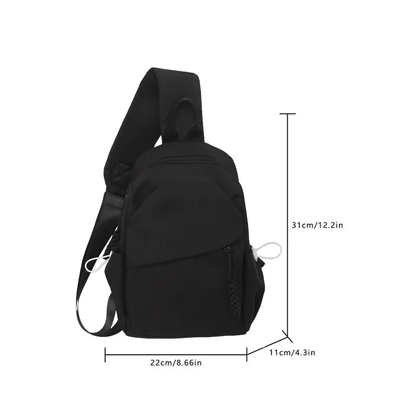 Chest Bag for Women 2024 New Trendy Waterproof Summer Boys Crossbody Bag High-End Sports Style Shoulder Bag Cycling Backpack