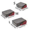 Oxford Cloth Foldable Cat Litter Box Large Capacity Waterproof Travel Litter Pan Rectangular with Shovel Mobile Cat Toilet 6