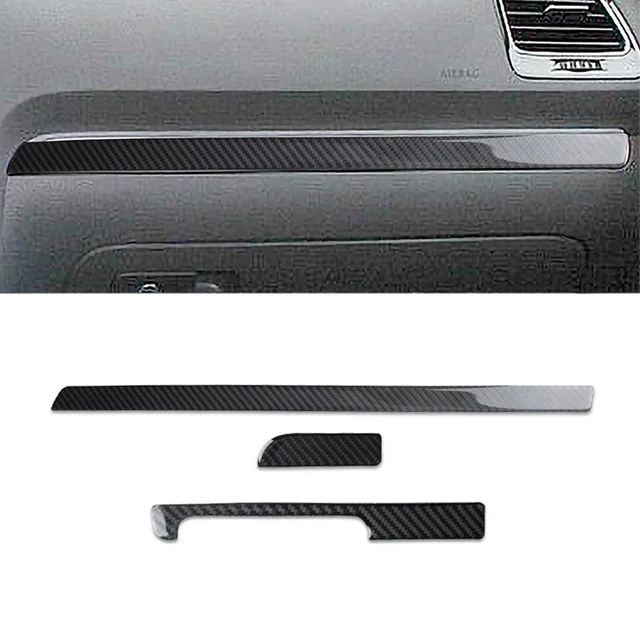 Adesivo Fibra Di Carbonio Per Volkswagen Scirocco 2009-2014 - Rivestimento Console Centrale E Cruscotto | Decorazione Auto