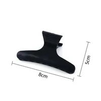 Pinces à cheveux papillon noir pour femmes et filles, outils de maintien de coiffure, pinces à griffes de Section de cheveux, accessoires de Salon professionnels 6