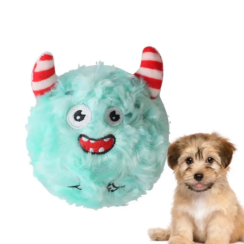 

Интерактивные игрушки для собак, подпрыгивающий хихикающий мяч, собака, плюшевая игрушка, движущиеся звуки, зверь, щенок, Игрушки для маленьких и средних собак