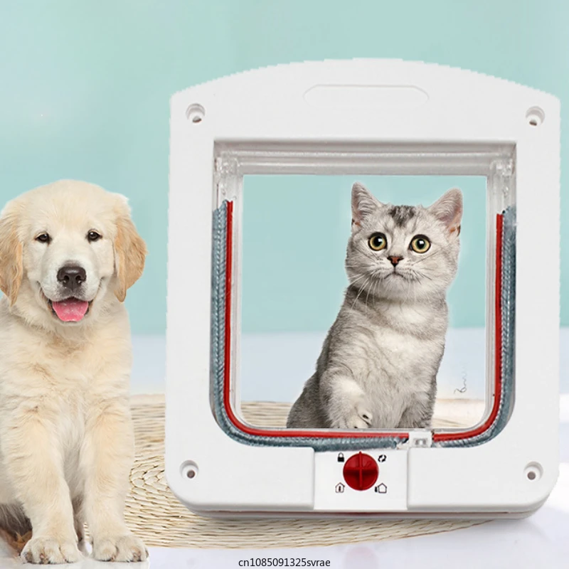 Controllable Pet Entry and Exit Window Cat Door Cat Safe Hole