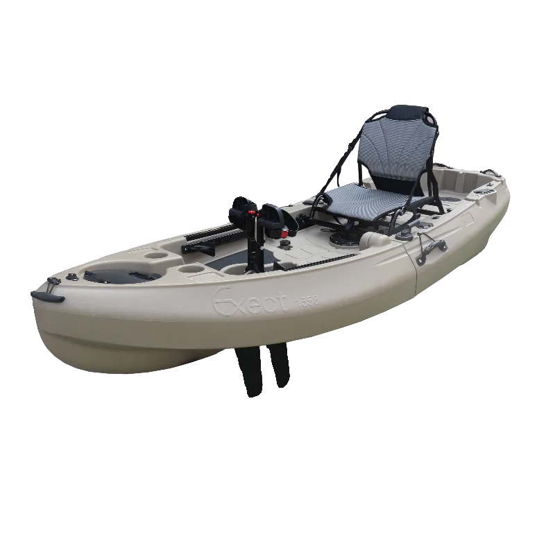 Kayak pêche 8 pieds pliable monoplace à pédales modulaire certifié CE pour navigation