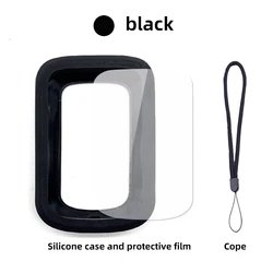 Silicone Protective Cover with Screen Protector (Black)
