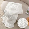 White Fleece Throw Blanket for Couch - Super Soft Cozy Blankets for Women, Cute Small Blanket for Girls, 59x79 Inches 4