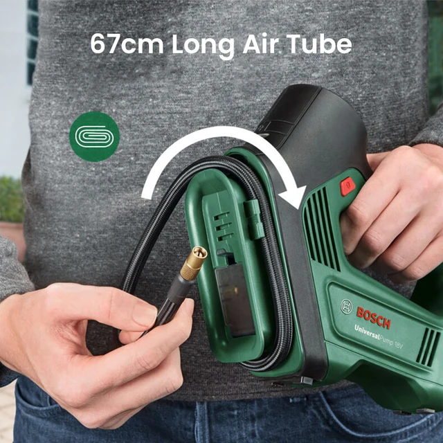 Compresor Aire Coche Hinchador Eléctrico Bosch UniversalPump 18V