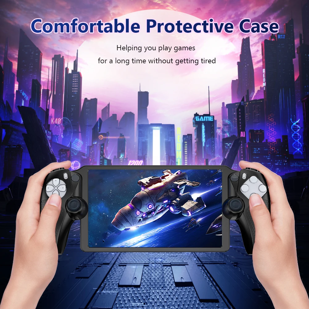 Silicone Protective Case Anti-Drop Gaming Console Controller Sleeve Skin for PS5 Portal for Playstation Portal