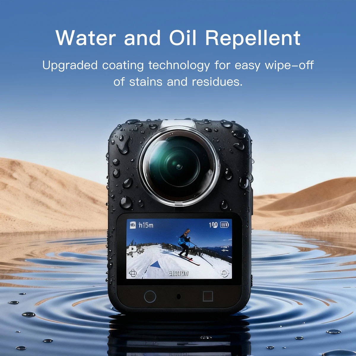 Filtre UV double objectif pour DJI Osmo 360 - Anti-rayures HD