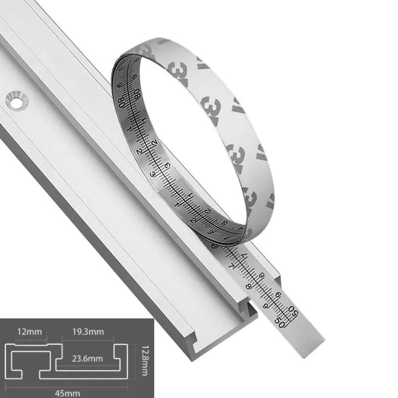 T Track Slot DIY Woodworking hute Tools Miter Track Jig Stopper Aluminum Sliding Universal T-Slot for Router Table Bandsaws