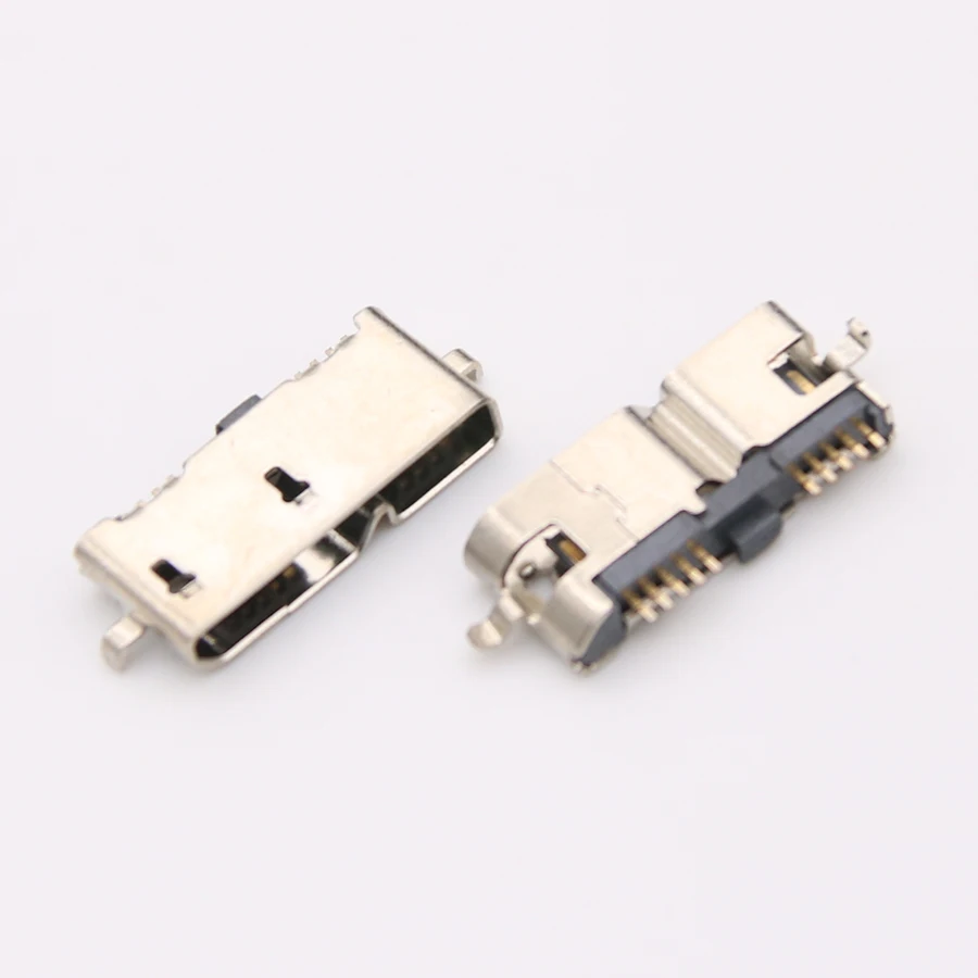 2Pcs Micro Usb 3.0 Port Presa Di Corrente Per Netbook/Mp5 /Mobile Micro Usb 3.0 Per Onda V989 Mini Usb Di Ricarica Porta Del Connettore