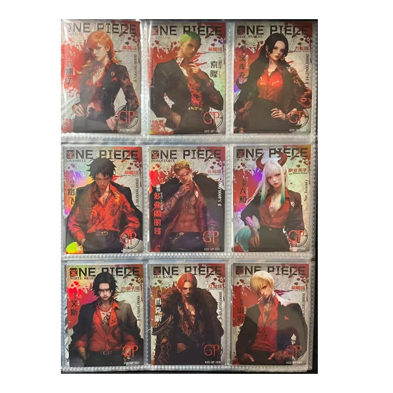 Anime One Piece Luffy Nami Zoro Robin Perona Vivi Hancock Yamato Rare Collectible Cards Children's Toys Christmas Birthday Gift 6