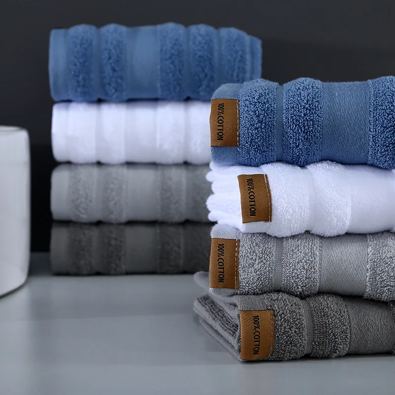 Pure Cotton Bath Towel Set for Adults 70x140 Hand Towel 34x76 Beach Hotel Water Absorbent Soft,bath towels,cotton towel,microfiber towel set,bamboo towel set
