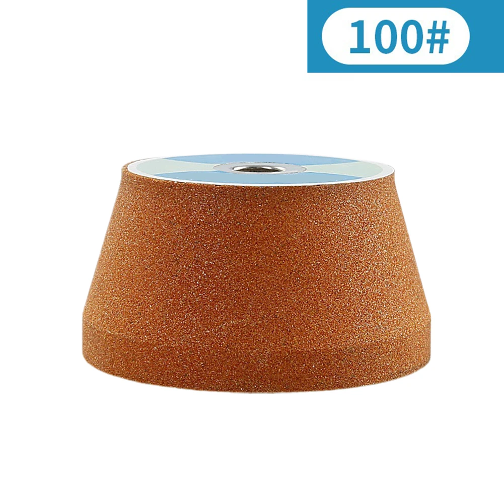 Polishing White Corundum Cup-shaped 100 Type Angle Grinder Stone Grinding Head Grinding Polishing Trimming Carbide Angle Head